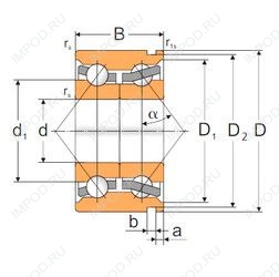 Подшипник 156704Е2