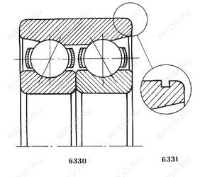 Подшипник 156704 Е