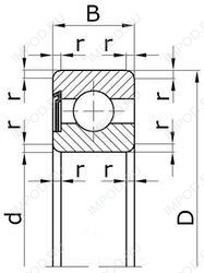 Подшипник 160318 Подшипник 160318