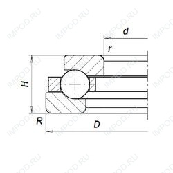 Подшипник 168762 Подшипник 168762