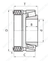 Подшипник 17712ЛK Подшипник 17712ЛK