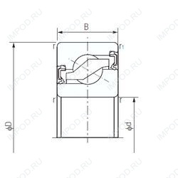 Подшипник 17TAB04-2LR Подшипник 17TAB04-2LR