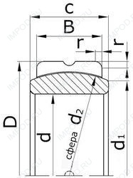 Подшипник 2ШСЛ25К1