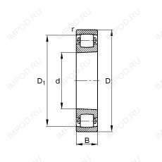Подшипник 20212-K-TVP-C3