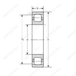 Подшипник 20212 KVP