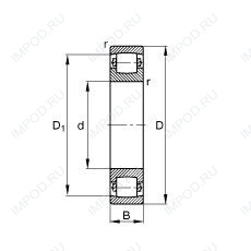 Подшипник 20330-MB Подшипник 20330-MB