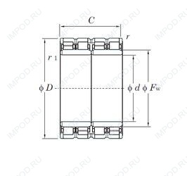 Подшипник 206FC138850A