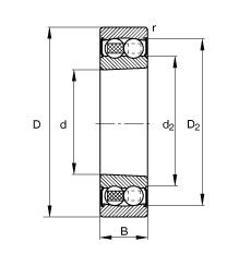Подшипник 2205-K-2RS-TVH-C3