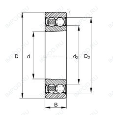 Подшипник 2211-K-2RS-TVH-C3