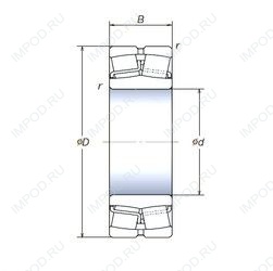 Подшипник 22212SWREAg2E4