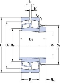 Подшипник 22214 EK + H 314 Подшипник 22214 EK + H 314
