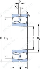 Подшипник 22222 EK