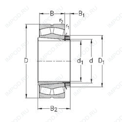Подшипник 22308-E-K-W33+H2308