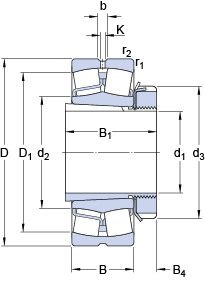 Подшипник 22317 EK + H 2317
