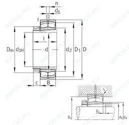 Подшипник 22334-K-MB+H2334