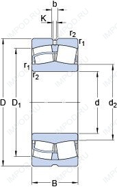 Подшипник 22348 CCJA/W33VA405