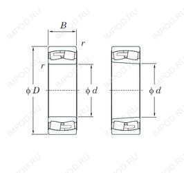 Подшипник 22348RHAK