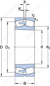 Подшипник 22380 CAK/W33