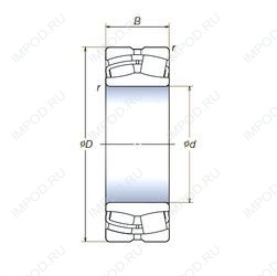 Подшипник 23020SWRCDg2E4