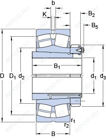 Подшипник 23056 CCK/W33 + OH 3056 H