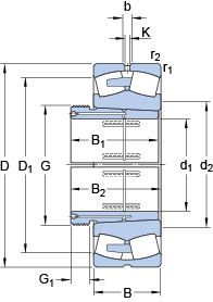 Подшипник 230/600 CAK/W33 + AOHX 30/600 Подшипник 230/600 CAK/W33 + AOHX 30/600