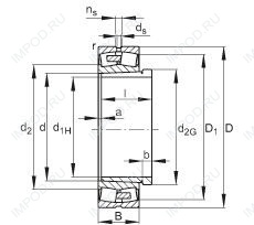 Подшипник 23084-E1A-K-MB1 + AH3084G-H