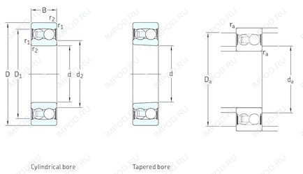 Подшипник 2309E-2RS1KTN9 Подшипник 2309E-2RS1KTN9