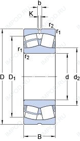Подшипник 23126 CC/W33 Подшипник 23126 CC/W33