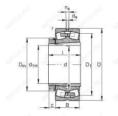 Подшипник 23126-E1A-K-M + H3126