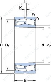 Подшипник 23138-2CS5K/VT143