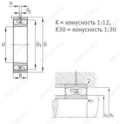 Подшипник 231/500-B-K-MB