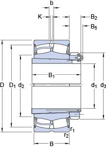 Подшипник 23152-2CS5K/VT143 + OH 3152 HTL