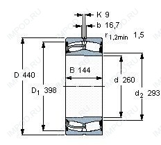Подшипник 23152 A.W33.MB Подшипник 23152 A.W33.MB