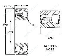 Подшипник 23152MBK