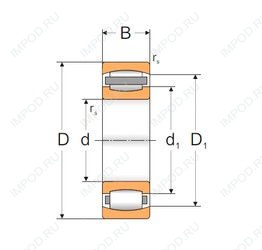 Подшипник 23217К2Е Подшипник 23217К2Е