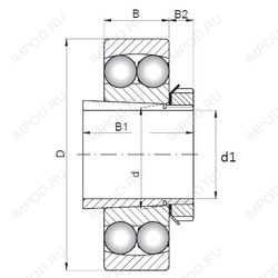 Подшипник 2321K+H2321