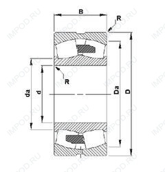Подшипник 23260YMB Подшипник 23260YMB