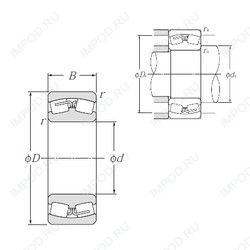 Подшипник 232/670B Подшипник 232/670B