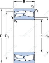 Подшипник 24013-2RS5W/VT143