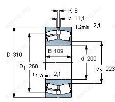 Подшипник 24040 BS.MB.C3