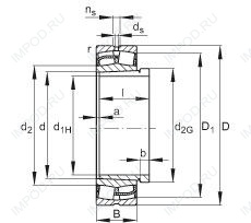 Подшипник 24052-E1-K30 + AH24052