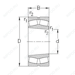 Подшипник 24072-K30-MB-W33