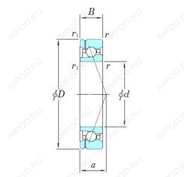 Подшипник 24172-B