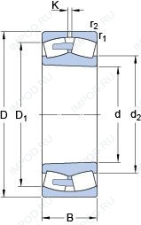 Подшипник 248/800 CAK30MA/W20