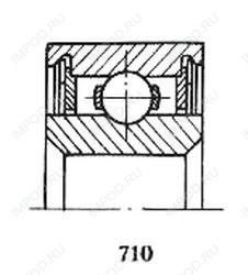 Подшипник 25-80072 ЮС7 Подшипник 25-80072 ЮС7