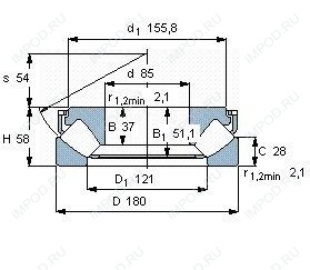 Подшипник 29417 E1