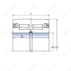 Подшипник 2J120-14 Подшипник 2J120-14