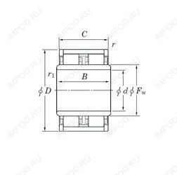 Подшипник 2UJ116