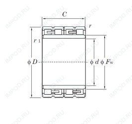 Подшипник 312943/1YD