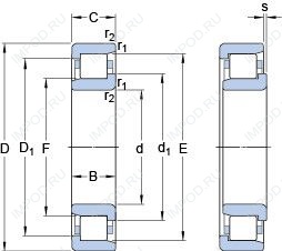 Подшипник 319166 A